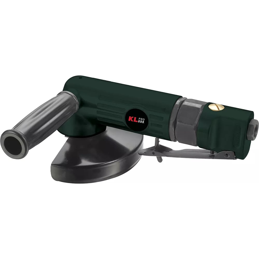 Изображение товара Профессиональная пневматическая шлифмашина KLPRO болгарка, 125мм, 1100 об/мин, штуцер 1/4 16907 KLHA185