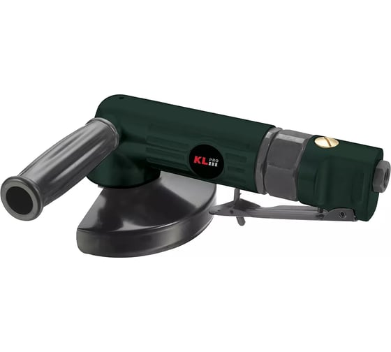 Изображение товара Профессиональная пневматическая шлифмашина KLPRO болгарка, 125мм, 1100 об/мин, штуцер 1/4 16907 KLHA185
