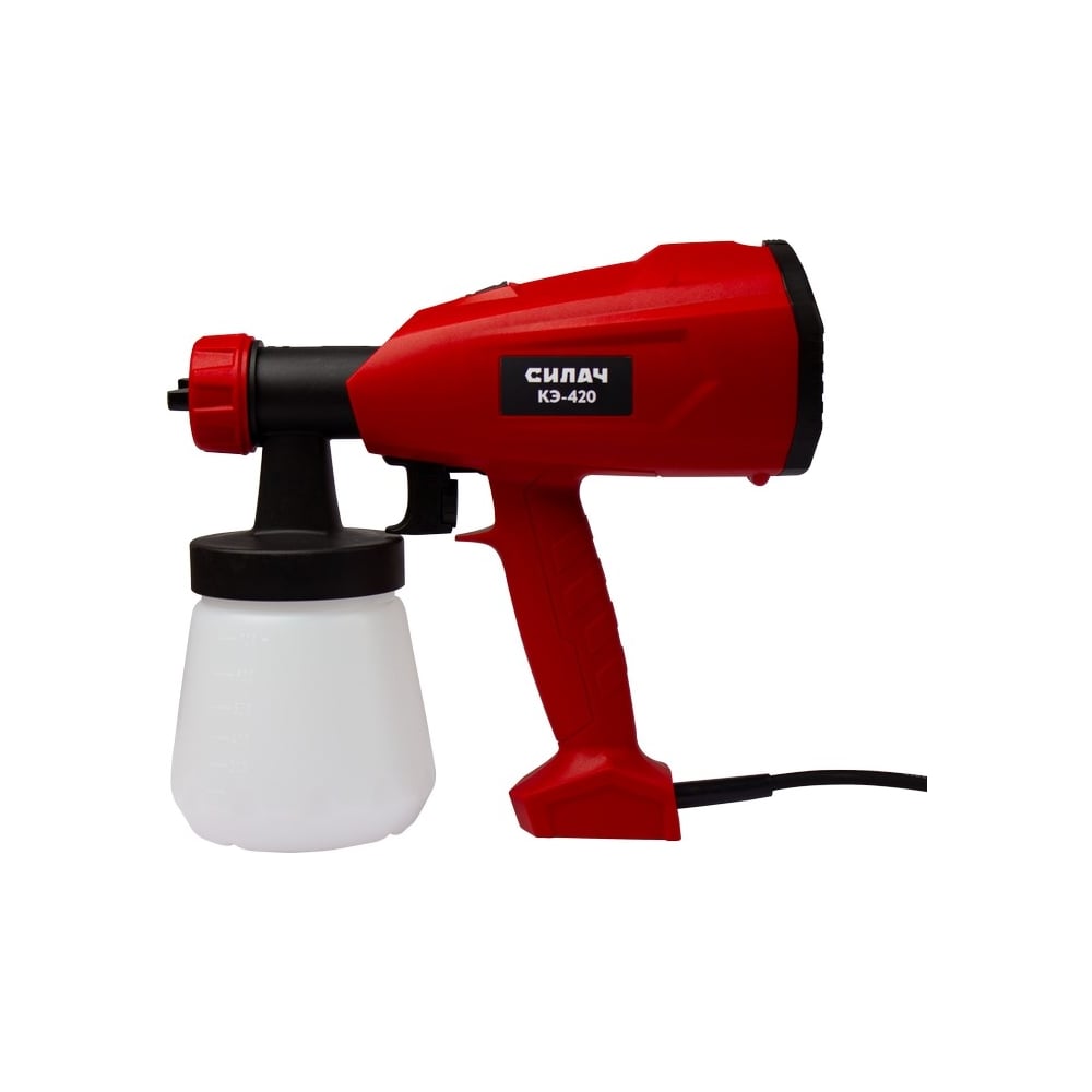 Изображение товара Краскопульт электрический СИЛАЧ КЭ-420 800 мл/мин 420 Вт бытовой
