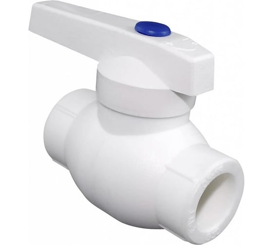 Изображение товара Белый кран шаровой Imperial ф 50 полипропиленовый PPR 40-055
