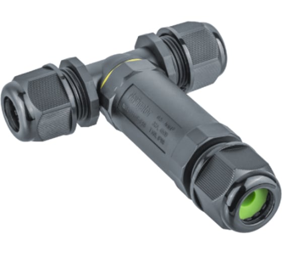 Изображение товара Коннектор Navigator 82 832 NTB-T01-3P-IP68 T-образный, 3PIN 82832