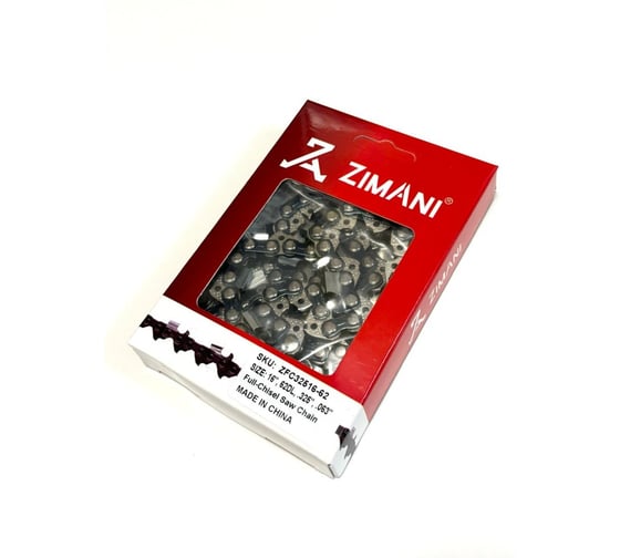Изображение товара Цепь ZimAni 16''; 0.325 ; 1.6; 62 звена ZFC32516-62