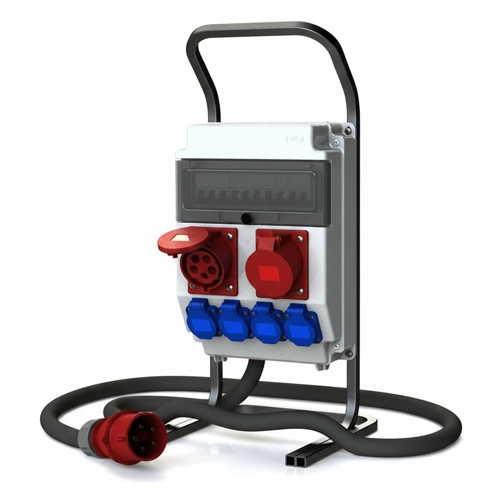 Изображение товара Щит распределительный переносной Partner EVOL 06020111 6 розеток IP44/IP54 2м кабель