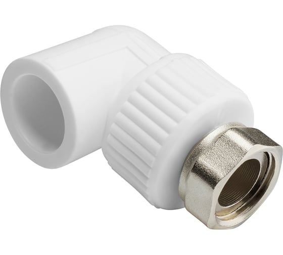 Изображение товара Белый уголок Imperial с накидной гайкой 20-3/4 полипропиленовый PPR 40-261