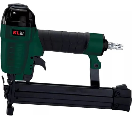 Изображение товара Профессиональный пневматический степлер/нейлер KLPRO емкость 100 гвоздей, диаметр 1,25мм, длина 10-32мм 24691 KLCT32F