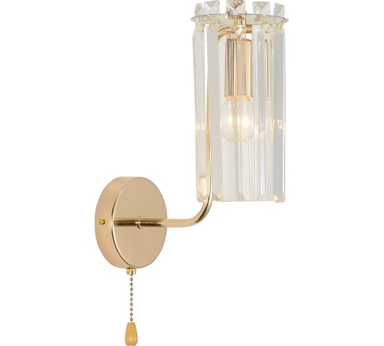 Изображение товара Бра настенный Rivoli Zoe 1064-401 1хЕ14 40 Вт хрусталь, с выключателем Б0070172