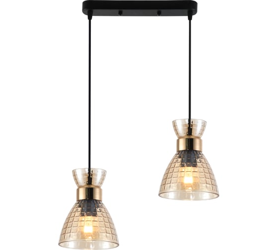 Изображение товара Светильник подвесной (подвес) Rivoli Iris 9186-302 2хЕ27 60 Вт модерн Б0069954