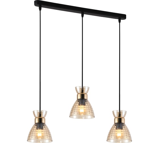 Изображение товара Светильник подвесной (подвес) Rivoli Iris 9186-203 3хЕ27 60 Вт модерн Б0069955