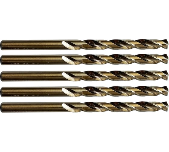 Изображение товара Сверло по металлу Стройштуки 10.5 мм HSS-Со DIN 338 (5 шт) УТ-00045044