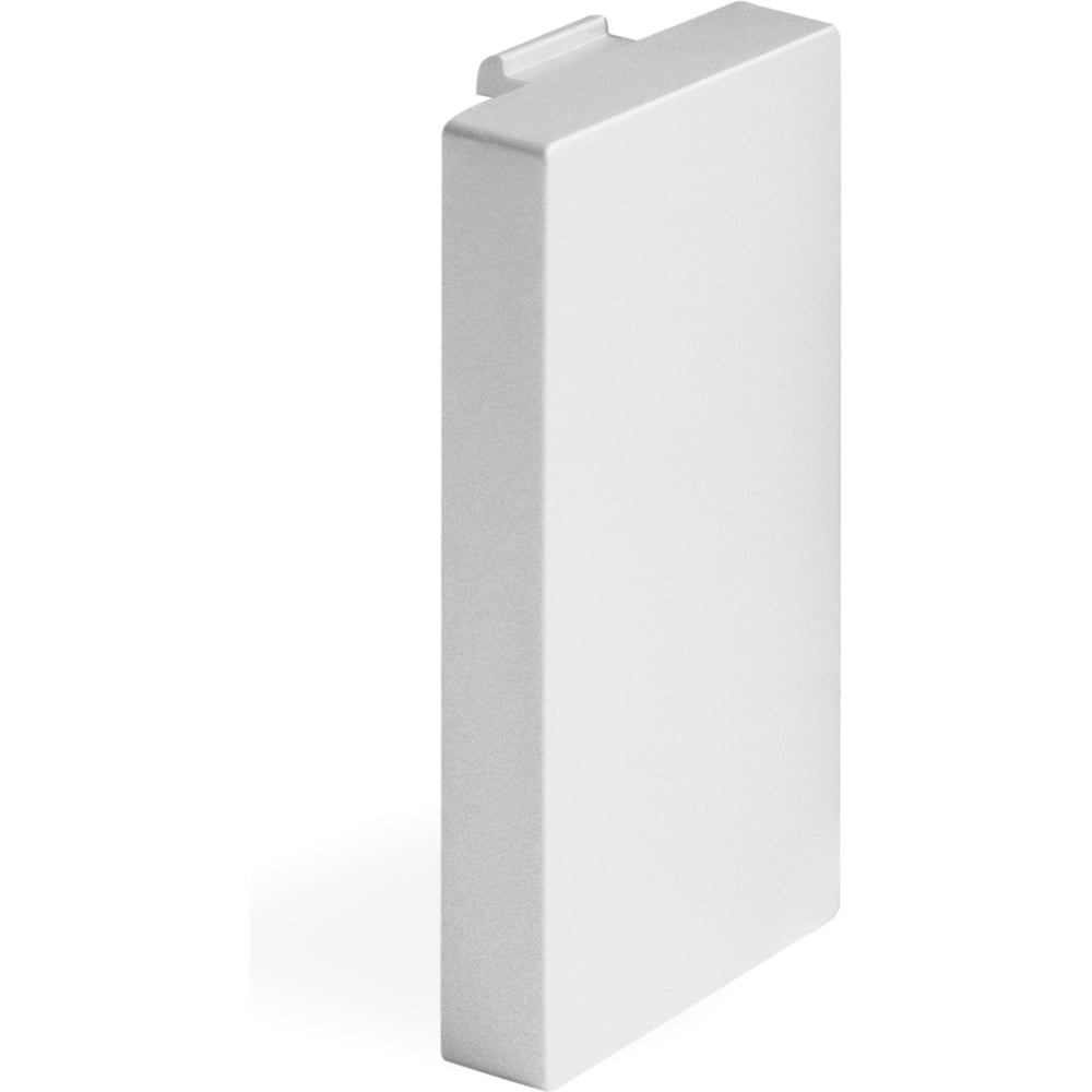 Изображение товара Заглушка Vell белая 1/2 модуль IP20 встраиваемая для электросистем