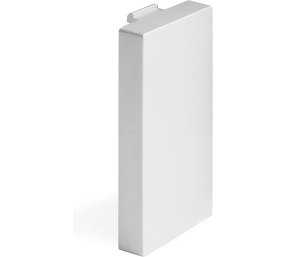 Изображение товара Заглушка Vell белая, 1/2, модуль, {WH-Blank} 1394945