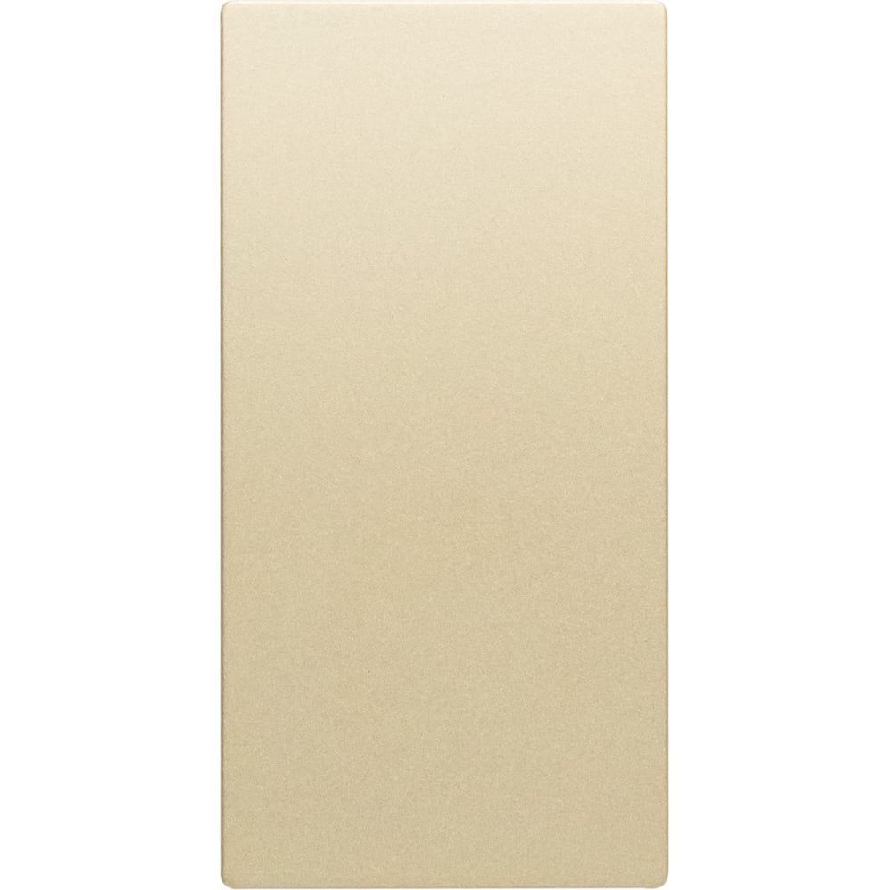 Изображение товара Заглушка Vell золотая 1/2 модуль для кабельных систем