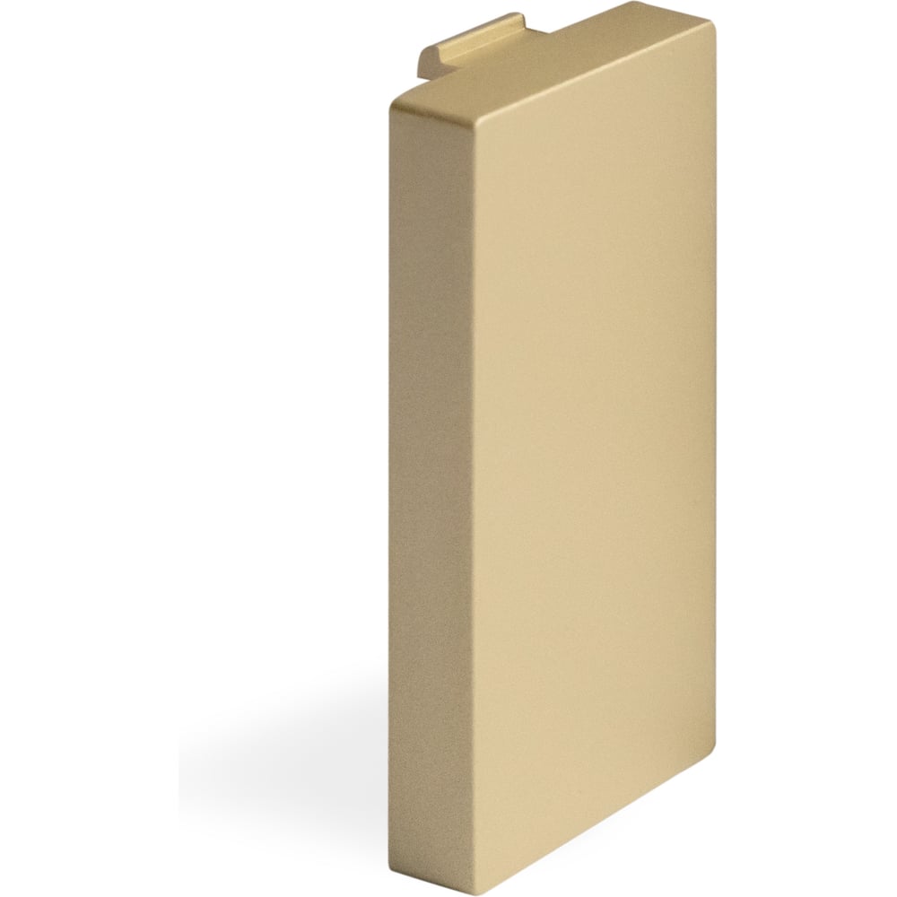 Изображение товара Заглушка Vell золотая 1/2 модуль для кабельных систем