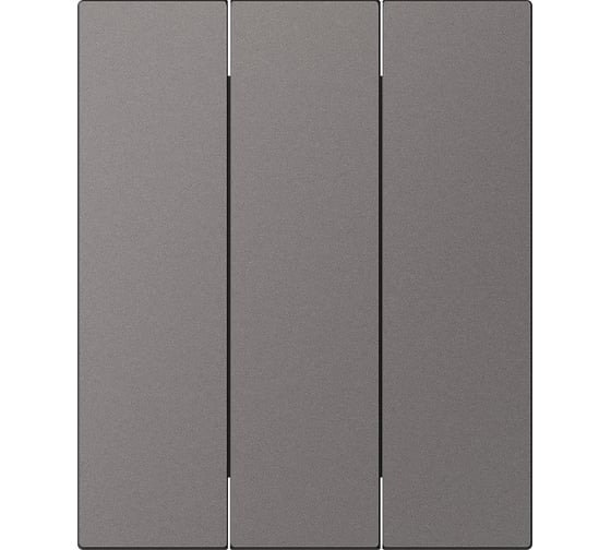 Изображение товара Выключатель 3-клавишный модульный SMARTBUY 10А графит Альтаир SBE-m11g-10-SW3-0