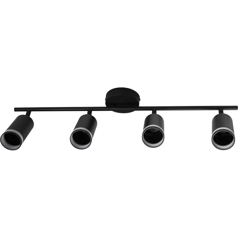 Изображение товара Современный настенно-потолочный светильник Jazzway PCL 0104 4xGU10 черный 60 Вт