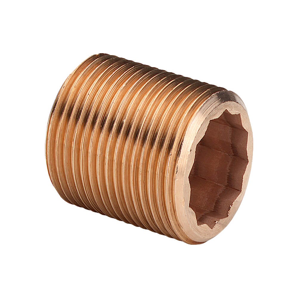Изображение товара Бронзовый бочонок со сплошной резьбой Viega 1×80 для сантехники