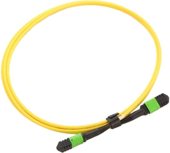 Изображение товара Кабельная сборка LANMASTER MPO-MPO, 12 волокон, OS2, тип B, KeyUp-KeyUp, LSZH, 1 м LAN-12M-12M/OS2B-1.0