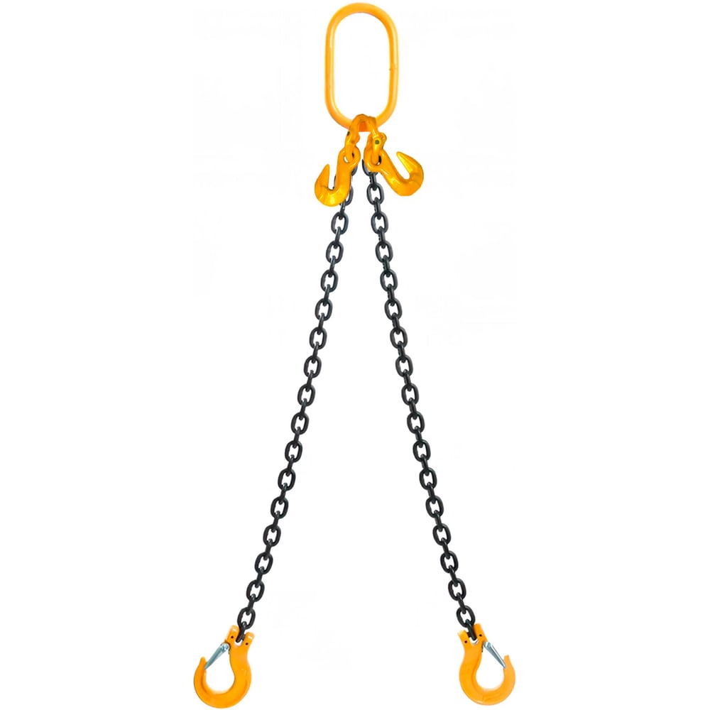 Изображение товара Строп цепной двухветвевой ПК Такелаж 2СЦ 11,2т 2м надежный грузовой цепной строп