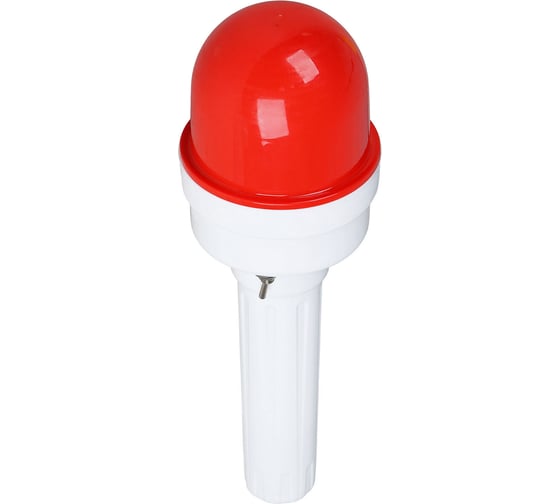 Изображение товара Фонарь сигнальный светодиодный AIRLINE ФС-4.1,215/85 мм для дорожных конусов/вех/барьер.,столб., пластик, красный ADLS003