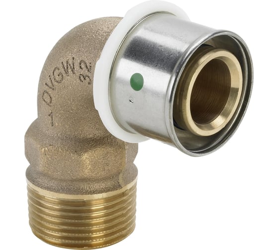 Изображение товара Уголок пресс бронзовый Viega Pexfit Pro ф16-1/2 нар. 607722