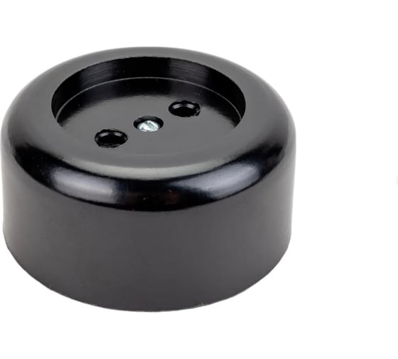 Изображение товара Розетка Ливны-Электро РА 10-007 круглая, черная в количестве 200 шт. РА 1712.1