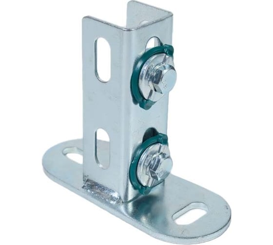 Изображение товара Настенный держатель профиля CABLIDERTRAYS (комплект в сборе) основание (123х50х4) электрохимическое цинкование С-НДэцК