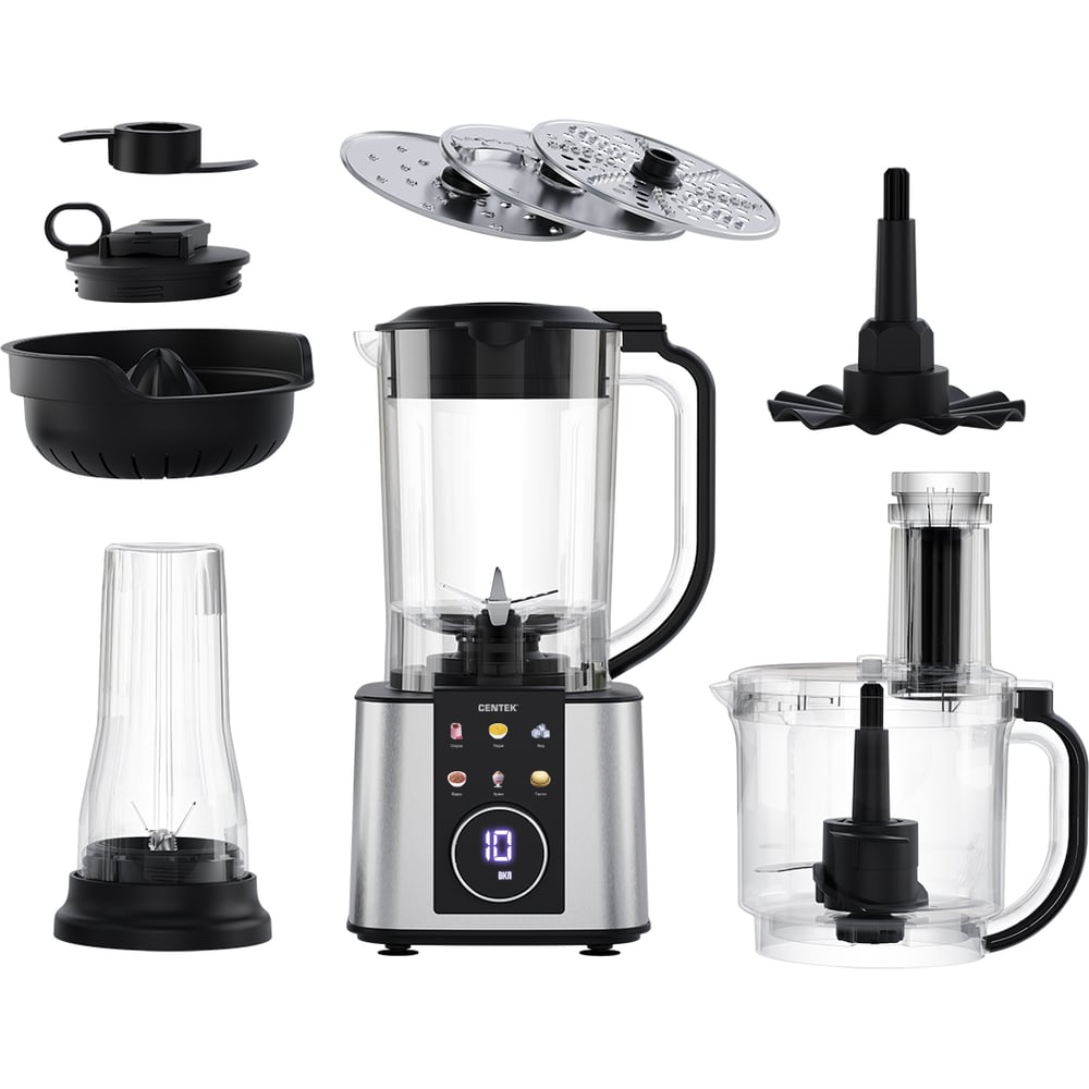 Изображение товара Блендер настольный Centek CT-1370 2000 Вт кухонный комбайн 9в1