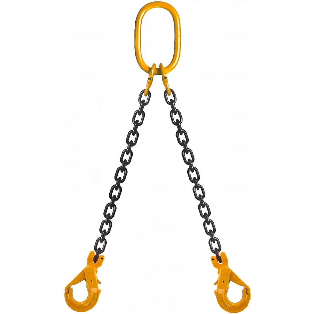 Изображение товара Цепной двухветвевой строп ПК Такелаж 8т 3,5м самозакрывающиеся крюки