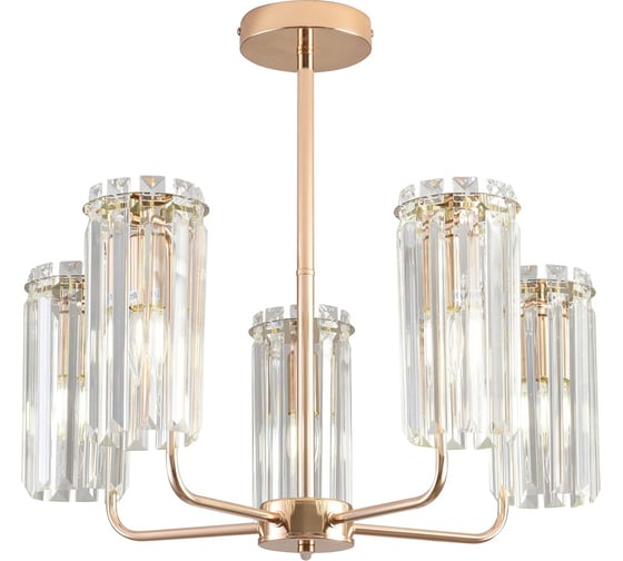 Изображение товара Люстра Rivoli Zoe 1064-305 5хЕ14 40 Вт хрусталь Б0070173