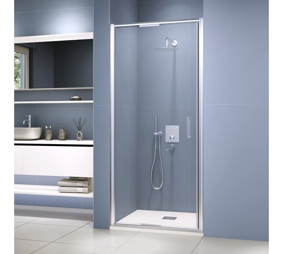 Изображение товара Душевая дверь RGW 80х200 SV-05-2 Хром/Прозрачное/8 мм (Easy) 703205208-11