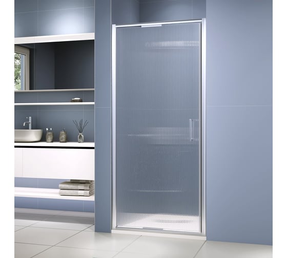 Изображение товара Душевая дверь RGW 80х200 SV-05-2 Хром/Ребристое/8 мм (Easy) 703205208-151