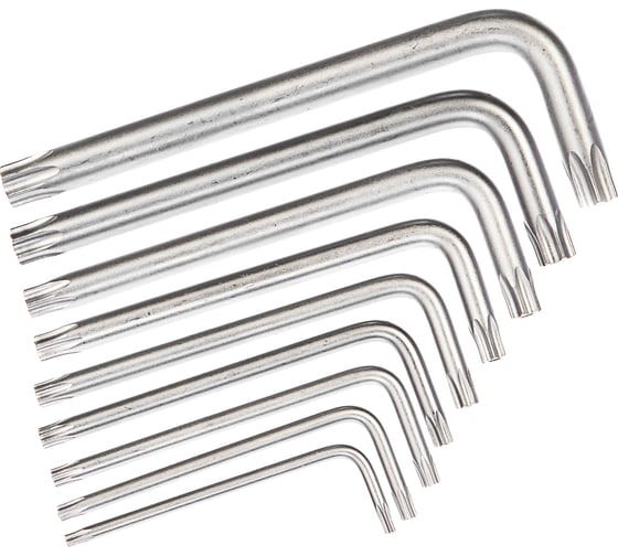 Изображение товара Комплект угловых ключей TORX Jonnesway H08MTP09S