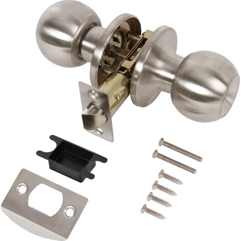 Изображение товара Ручка защелка PUNTO DK672/BL SN-PS матовый никель для дверей