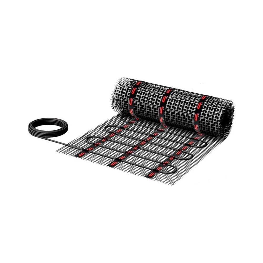 Изображение товара Теплый пол Мат СТН Квадрат тепла КОМФОРТ-1800-9,0 1800 Вт для под плитку и стяжку