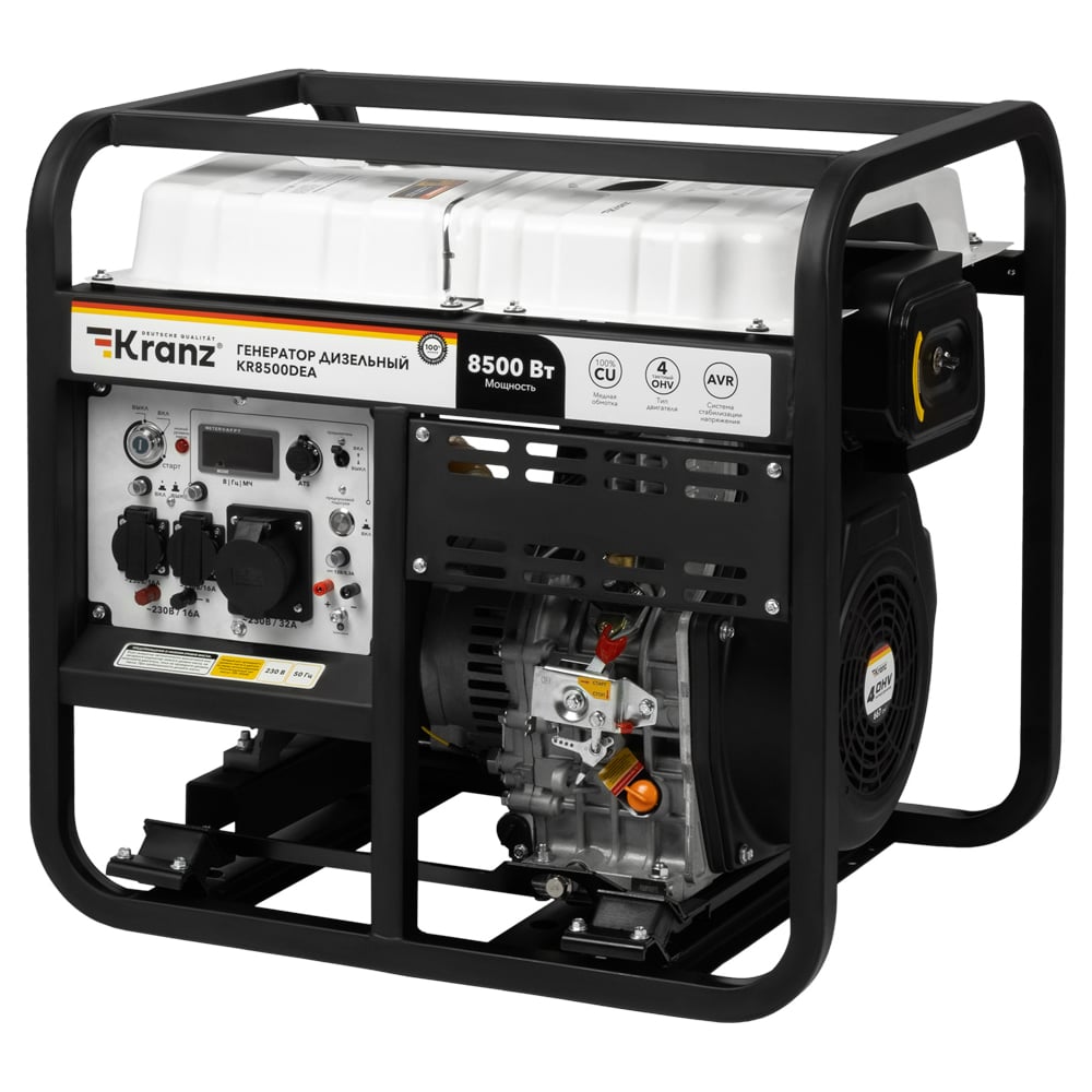 Изображение товара Дизельный генератор KR8500DEA 8,5 кВт с автоматикой электростартером