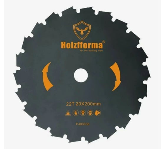 Изображение товара Нож для триммера Holzfforma 22T (20х200мм) PJ93338