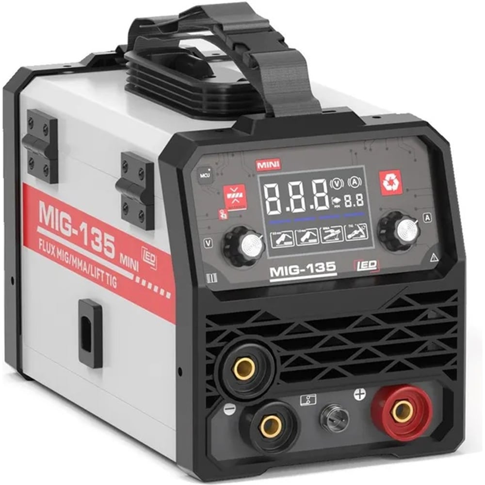 Изображение товара Инверторный сварочный аппарат полуавтомат ANDELI MIG-135MINI ADL20-214