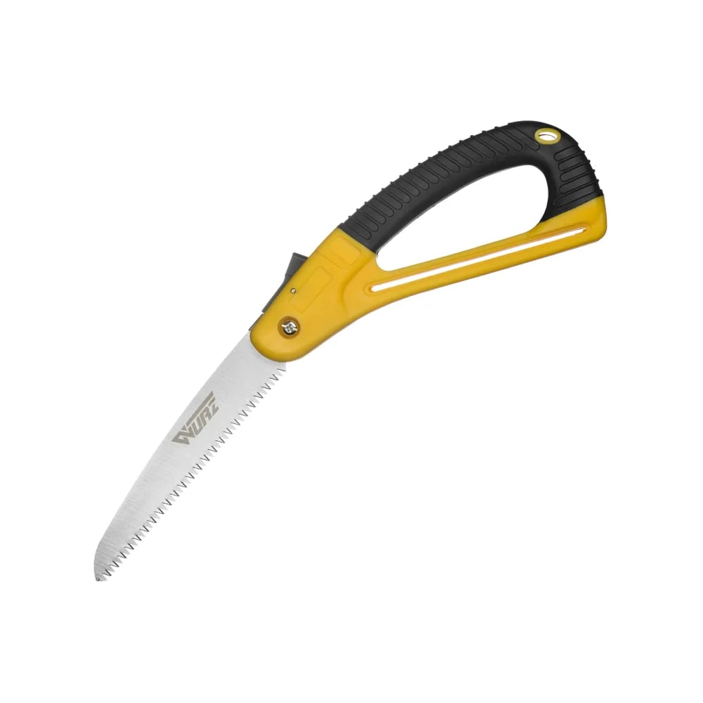 Изображение товара Садовая складная ножовка WURZ 170мм с гардой для дерева