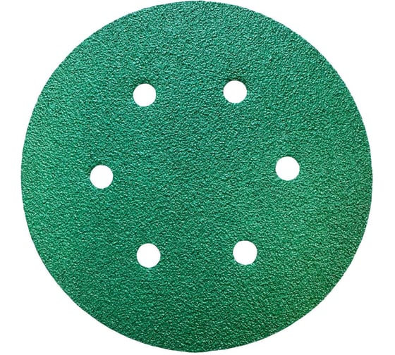 Изображение товара Диск самозацепляющийся пленочный Tsunami 150мм P60 с отверстиями, в упаковке 100 шт DA61B0001500060