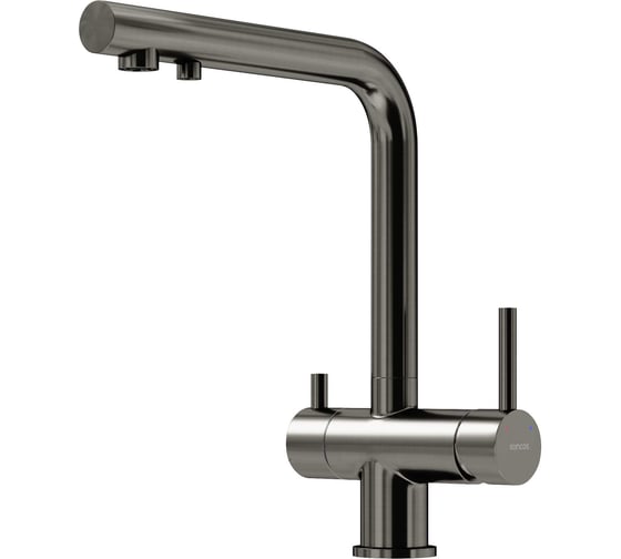 Изображение товара Смеситель для кухни Sancos Foster с возможностью подключения фильтра для воды, цвет вороненая сталь, арт. SC4014GG