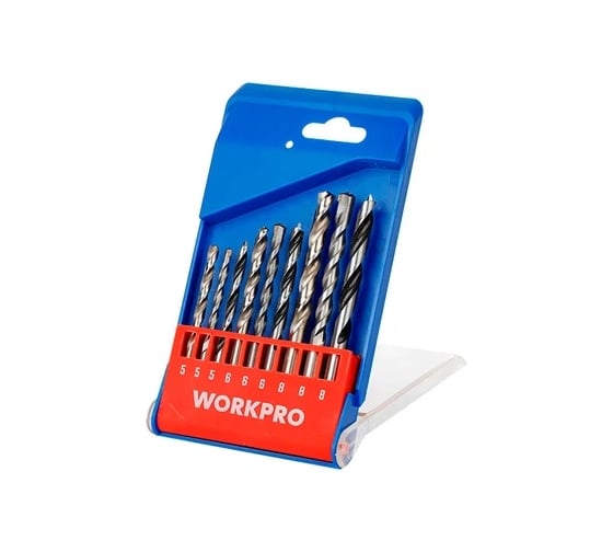 Изображение товара Набор сверл комбинированный Workpro 9шт WP400463
