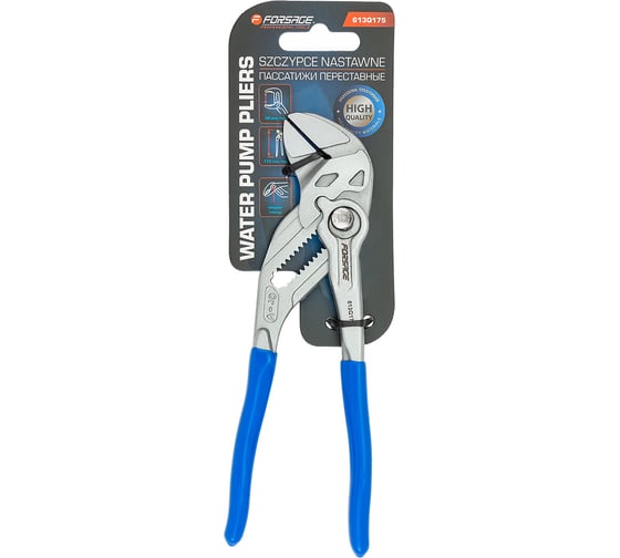 Изображение товара Пассатижи переставные Forsage 175 мм F-613Q175(63766)