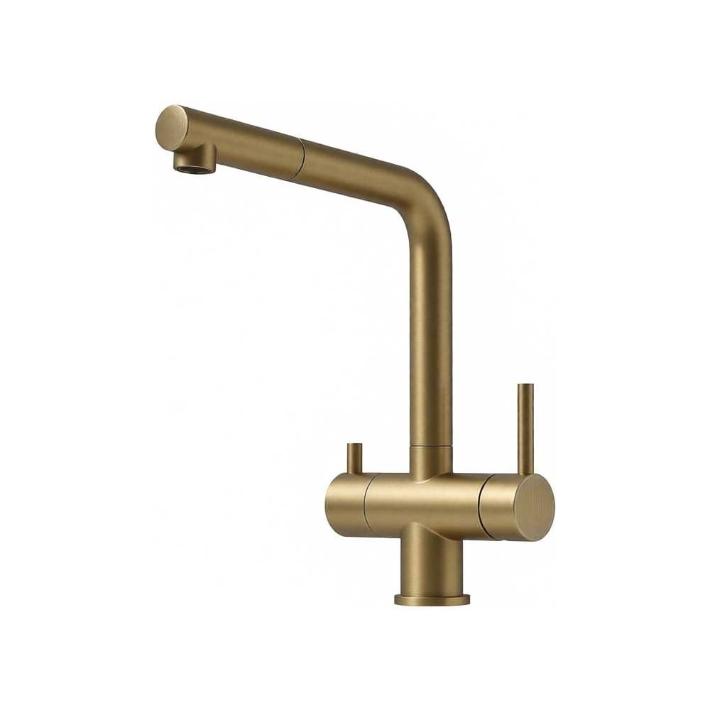 Изображение товара Современный смеситель для кухни Sancos Spin с поворотным изливом и фильтром