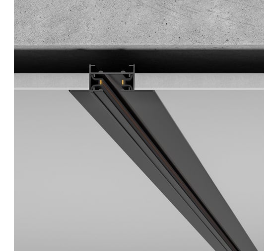 Изображение товара Встраиваемый однофазный шинопровод Elektrostandard 85083 черный 2 м a057096