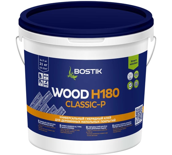 Изображение товара Ms-полимерный клей для паркета Bostik WOOD H180 CLASSIC 21кг 50615918