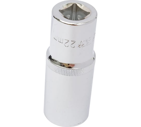 Изображение товара Головка торцевая глубокая 1/2" DR (22 мм) для гайковертов Ombra 112122