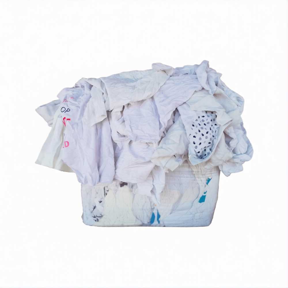 Изображение товара Белая трикотажная ветошь FORT 1/10 кг экономичный пакет