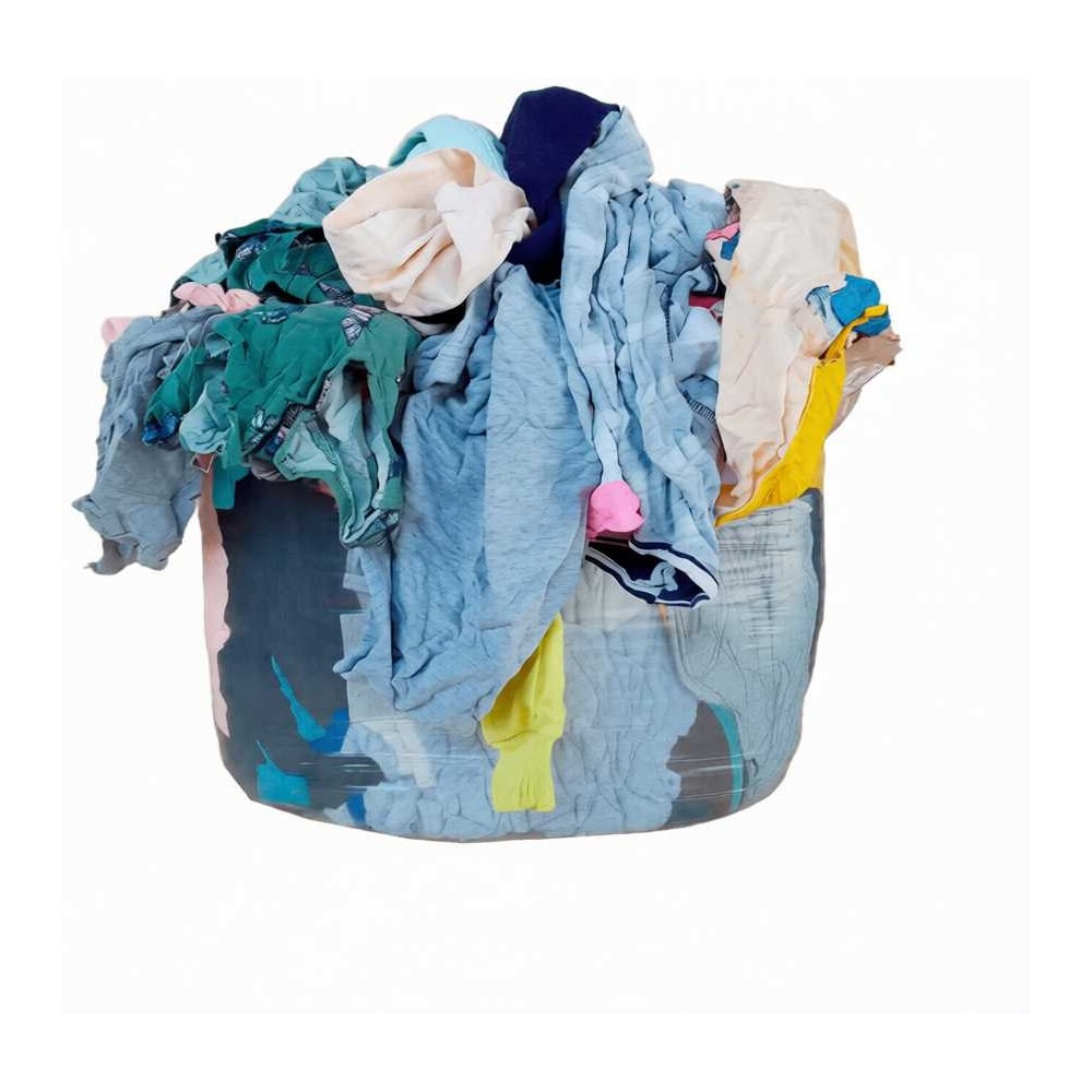 Изображение товара Цветная трикотажная ветошь высшего сорта FORT 1/10 кг универсальный уборочный материал