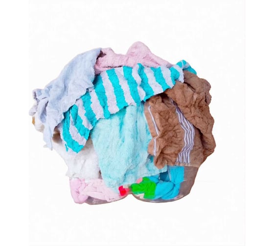 Изображение товара Ветошь цветная махровая FORT, 1/10 кг 00-50147136