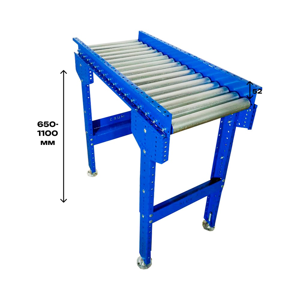 Изображение товара Рольганг универсальный ООО СЗЦМ 1000х200х650-1100 рк51 СЦ-5 шт., 2 ножки 00-00008494